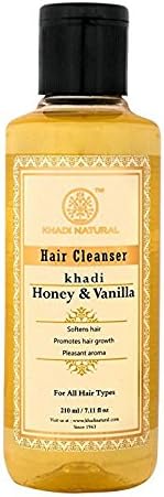 Organic Khadi Honey & Vanilla Herbal Shampoo - 210 ml