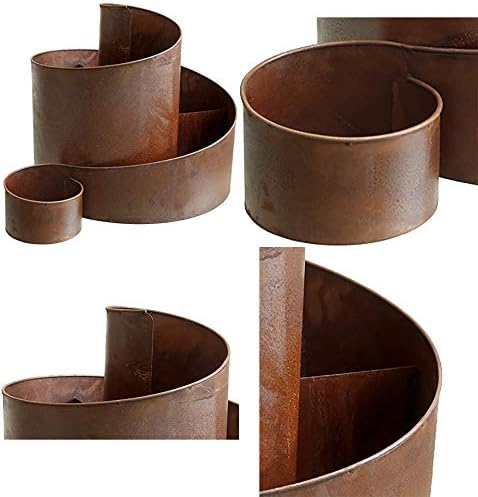 Novaliv – Espiral de Hierbas, óxido Natural, Caracol para Plantas ...