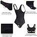 Junlan Waist Trainer Body Shaper Bodysuit Womens Corset Cincher Shapewear Open Bra for Women(XL, Black Shapewear)
