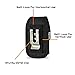 Agoz JitterBug Flip Phone Case, Vertical Belt Clip Holster,HEAVY-DUTY Carrying Flip Cell Phone Pouch Rugged Cover w/Metal Clip, Belt Loops for JitterBug Flip, Jitterbug Flip2, Lively Flip - 4.3