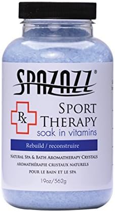 Spazazz RX Spa &amp; Bath Aromatherapy Crystals Sport Therapy 562g (19oz) by Spazazz