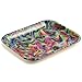 Beamer Designer Series Large Metal Rolling Tray -Trippy - 13.5 inch x 11 inch...