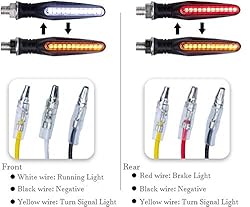 LivTee Super Bright 4PCS Motorcycle Indicators