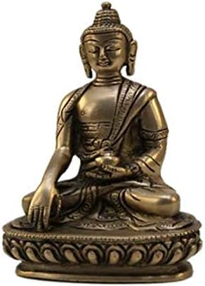 Statua Di Buddha Shakyamuni Buddha Statuetta In Ottone 14 5 Cm Amazon It Casa E Cucina