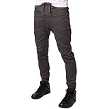 Allsense Men's Slim Fit Drawstring Harem Jogger Pants - 5XL Khaki | Drop Crotch Casual Joggers With Pockets