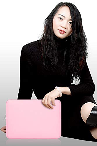 CCPK 13 Inch Laptop Sleeve 13.3 Inch Computer Bag 13.3-inch Netbook Sleeves 12.9 in Tablet Carrying Case Cover Bags 13" Notebook Skin Neoprene, Pink - Thumbnail 5