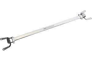 UrMarketOutlet Megan Racing MR-SB-SI15RU-1P-V2 SteelAluminum Polish Race Spec Rear Upper Strut Bar Tower Brace