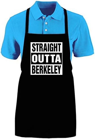 STRAIGHT OUTTA BERKELEY - Funny Apron Ajustable Kitchen Apron