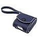 MoKo AirPods Case, Snap Closure Protective Cover Carrying Pouch Pocket, with Holding Strap, for Apple AirPods Charging Case - Indigo