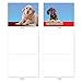 The Best Card Company - 10 Blank Dog Greeting Cards for All Occasions (4 x 5.12 Inch) - Reading Eye Dogs M3967