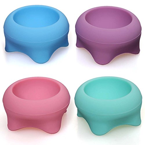 BMC 4pc Silicone Holders for Cosmetic Blender Makeup Sponges - CosmeCup