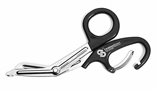 EMT Trauma Shears with Carabiner - Stainless Steel Bandage Scissors for Surgical, Medical &...