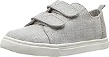 TOMS Kids Unisex Lenny (Infant/Toddler/Little Kid) Drizzle Grey Slub Chambray Shoe