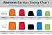 Westone Star Silicone Replacement Eartips - 5 Pair Pack, 10.5mm Diameter X 13mm Length, Blue, Small