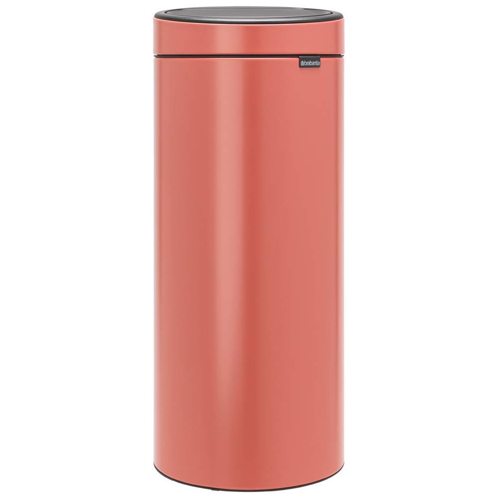 Brabantia Kitchen Touch Bin, Terracotta Pink, 30L Amazon.ae