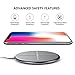 iPhone X Wireless Charger, FLOVEME Standard QI Wireless Charging Pad for iPhone X/8/Plus Fast Wireless Charge for Samsung S9/S9 PLUS/S8/S8 PLUS/S7/S7 Edge/Note 5 8 and All Qi-Enabled Phones, Black