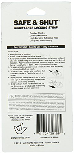 Parent Units Safe and Shut Dishwasher Locking Strap