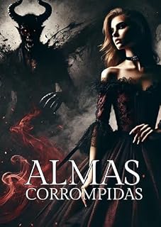 Livro Almas Corrompidas: Entre o desejo e a escuridão, Clara deve escolher entre salvar sua alma ou se render ao poder de um demônio sedutor.