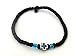 Iconsgr Handmade Christian Orthodox Komboskoini, Prayer Rope Bracelet Black - 5603
