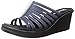 Skechers Cali Women's Rumblers Hot Shot Wedge Sandal, Navy, 8 B(M) US
