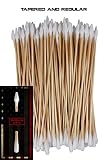 (Tapered and Regular Tip) Type-III 100pc Gun Cleaning 6 Inch American Made Cotton Swabs