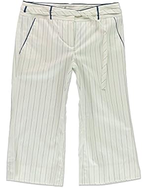 Bcbg Womens Amanda Crop Casual Trousers