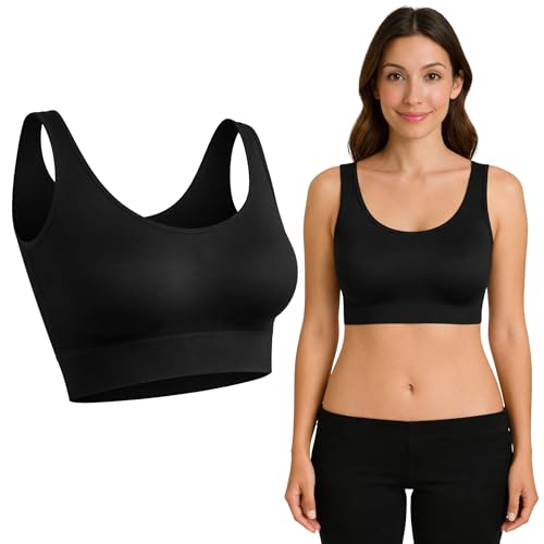 UnsichtBra Bustier, Women's Bra without Underwire, Feel-Good Bustier Top, Non-Wired Soft Bra, Sleep, Nursing, Sports Bralette in Many Colours