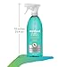 Method Glass Cleaner Spray, Waterfall, Ammonia Free & Plant-Based Solution, Mirror & Window Cleaner - Great for Indoor & Outdoor Glass Surfaces, 28 oz Spray Bottles (Pack of 8)