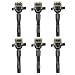 A-Premium Ignition Coil Pack for BMW E36 E38 E39 E46 E53 323i 328i 325i 525i 530i X5 Z3 before 2002 models UF-354 6-PC Set