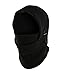 Leegoal Multifunction Fleece Double Layers Warmer Balaclava Ski Sport Face Mask,Black