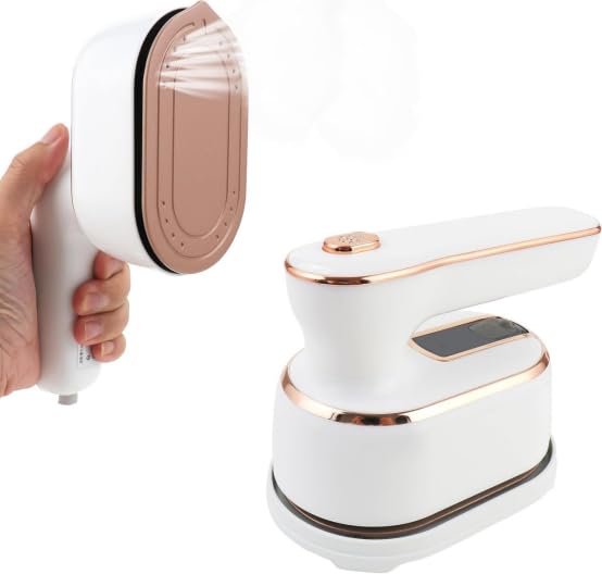 Photo 1 of 1000W Travel Steam Iron - 15s Fast Heating, 180° Foldable Portable Steamer - Mini Size for Home & Travel