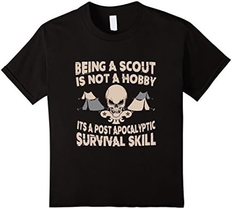 Kids Being A Scout Shirt 12 Black