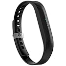 LEEFOX Band for Fitbit Flex 2, Adjustable Fit Bit Flex 2 Accessory Silicon Replacement Wristband w/Fastener Clasp Fitness Strap for Original Flex 2, Black, Small(Psalm 23-3)