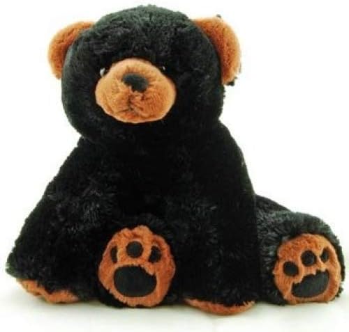 Floppy Stuffed Black Bear Plush Toy 