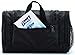 Ramaka Solutions Hanging Toiletry Bag | Large Men’s Toiletry Bag | Travel Toiletry Bag | Toiletry Kit | Travel Bags for Toiletries Stain and Water Resistant Nylon (10.5” x 5” x 5.5”) (Black)