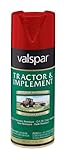 Valspar (5339-20-6PK) Ford Red Tractor and Implement Spray Paint - 12 oz., (Pack of 6)
