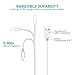 iPhone Power Cord (6ft) Apple Certified Lightning Cable for Flawless Compatibility with iPhone X / 8 / 7 / 7 Plus / 6 / 6 Plus / 5S (Silver) by PowerUp