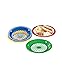 Miles Kimball Plastic Paper Plate Holders- Set Of 9 - Assorted Colors