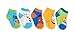 Nickelodeon boys Bubble Guppies 5 Pack Shorty Socks, Assorted Sherbert, Shoe Size 4-8 US