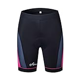 Womens Cycling Shorts with 4D Gel Padded - Breathable Women Bike Shorts Lightweight Biker Pants for Outdoor Biking Riding