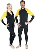 Storm Lycra Dive Skin in Yellow / Black