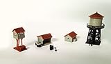 Outland Models Train Railway Layout Trackside Building Set N Scale 1:160