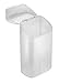 mDesign Dental Center Toothbrush and Toothpaste Holder/Case - Clear
