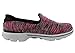 Skechers Go Walk 3 Crazed Womens Slip On Walking Sneakers Hot Pink/Black 7.5