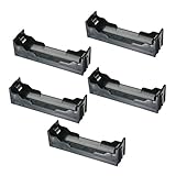 Battery Case Holder - TOOGOO(R) 5pcs Black DIY ABS Storage Box Holder Case For Li-ion 18650 3.7V Battery 2 Pins