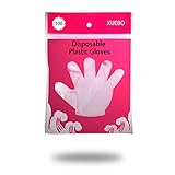 PikoFun 100 Pcs Latex-Free Disposable Gloves 4-12 Yrs for Kids Children Hand Protection Sterile plastic Gloves Disposable Polyethylene Work Gloves for Cooking,Cleaning,Food Handling