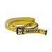 Off White industrial belt for dress yellow red white black golden belt for women and men (Golden)