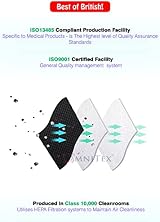Omnitex Black 3Ply IIR Medical Face Mask EN14683:2019 Pack 50 view 6