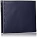 Calvin Klein Men's RFID Blocking Leather Bifold Wallet, Navy, One Size