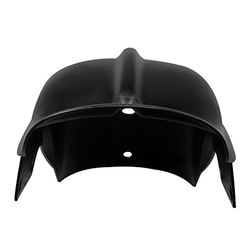 Black Rear Fender Mudguard For Motorcycle Chopper Bobber Café Racer Harley Sportster Solo - Thumbnail 3